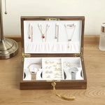 Wooden Jewellery Box With Lock Light wood nz