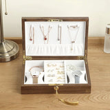 Wooden Jewellery Box With Lock Light wood nz