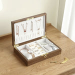 Wooden Jewellery Box With Lock Light wood nz