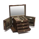 Wooden Jewelry Box Dark wood nz