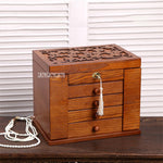 Wooden Keepsake Chest Cherry wood colour nz