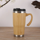 Wooden travel mug 500ml with handle nz