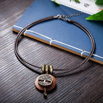 Wooden tree of life necklace nz