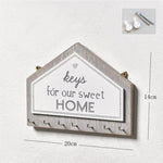 Wooden wall key holder 1 nz