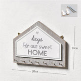 Wooden wall key holder 1 nz