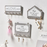 Wooden wall key holder nz