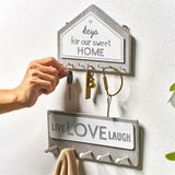 Wooden wall key holder nz
