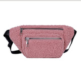 Wool Bum Bag Pink nz