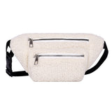 Wool Bum Bag White nz