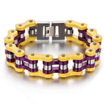 Yellow and purple chain bracelet nz
