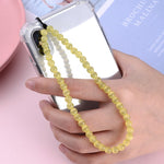 Yellow beaded phone charm nz