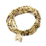 Yellow bohemian tree of life bracelet nz