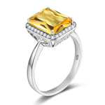 Yellow citrine ring nz