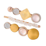 Yellow hair clip set nz