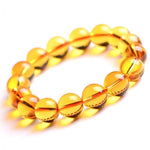 Yellow stone citrine bracelet 6mm nz