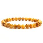 Yellow Tiger Eye Bracelet 6mm / 16.5 cm nz