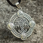 Yggdrasil Silver Pendant nz