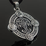 Yggdrasil Silver Pendant nz