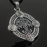 Yggdrasil Silver Pendant nz