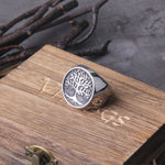 Yggdrasil Viking Steel Ring 7 (54.4 mm) nz