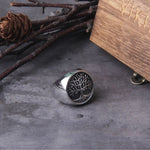 Yggdrasil Viking Steel Ring nz