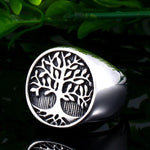 Yggdrasil Viking Steel Ring nz