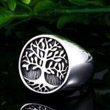 Yggdrasil Viking Steel Ring nz