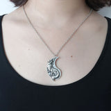 Yin Yang Fox Necklace 1 piece nz
