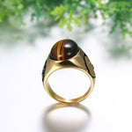 Yin Yang Tiger Eye Ring nz